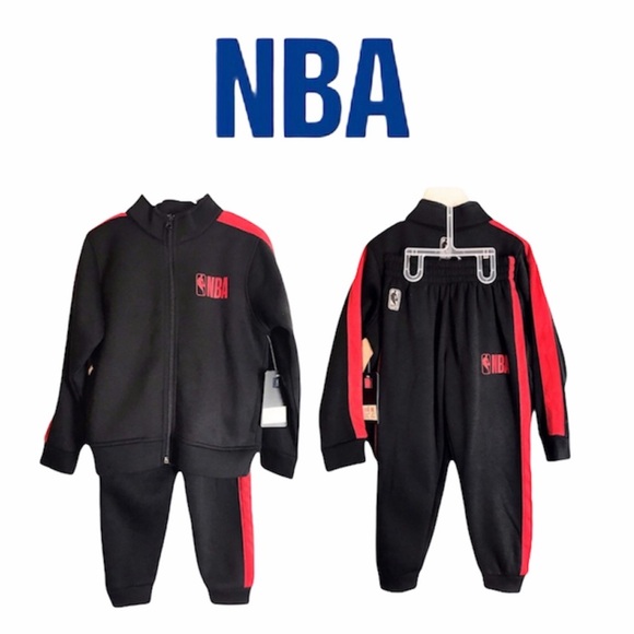 NWT NBA Boy’s 2 Piece Athletic Jacket & Pants - Picture 1 of 10